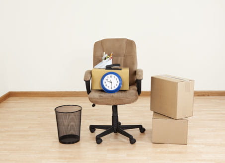 Image of clock on chair. Image: Getty Images